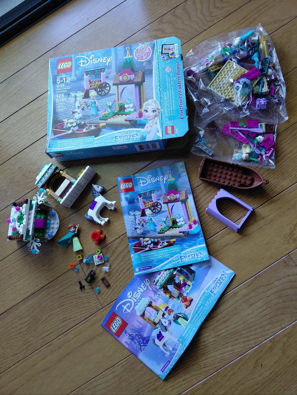 NIB Disney Frozen Lego box set 41155 & 41147 complete brick sets